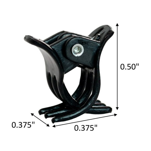 NEW Jessica Simpson Extra Large Tortoise Claw Clip & 450 Pcs Hairbands - Picture 6 of 7